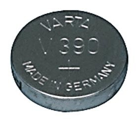 Pile bouton pour montre Varta - V390 -  1.55V - 85mah - SR54 390.801.111, cliquez pour agrandir 