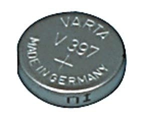 Pile bouton pour montre Varta - V397 -  1.55V - 30mAh - SR59 397.801.111, cliquez pour agrandir 