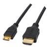 C�ble de connexion HDMI vers mini HDMI plaqu� or - 1,5m