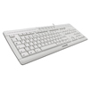 Clavier Multimedia Extra Plat Usb-ps/2 Gris Clair Cherry