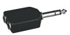 Adaptateur Jack 6.35mm st�r�o m�le - 2x Jack 6.35mm st�r�o femelle