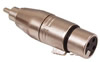 Adaptateur XLR 3p femelle - RCA m�le