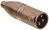 Adaptateur XLR 3p m�le - RCA femelle