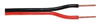 Cble Haut-Parleurs Blindage PVC noir/rouge 2x0.75mm, 100m
