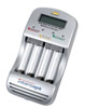 Chargeur tres rapide 2 heures avec afficheur LCD et 4 piles AA NiMh 2700mAh