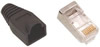Connecteur RJ45 avec capuchon Noir