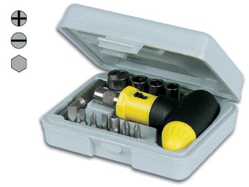 Jeu de tournevis � cliquet, cliquez pour agrandir 