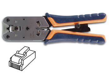 Pince � sertir professionnelle pour 8p8c (rj45), cliquez pour agrandir 