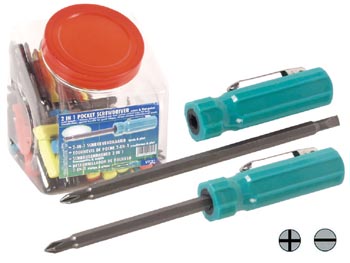 Tournevis de poche 2 en 1, cliquez pour agrandir 