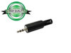 Jack male 2.5mm stereo - plastique noir