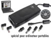 Alimentation Stabilis�e pour Ordinateurs Portables Entr�e CA Sortie CC 15-24V 120W max