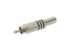 Fiche RCA Male - Nickel - Noir
