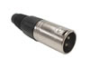 Fiche XLR Male Nickelée 3 Broches