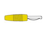 Hirshmann - Fiche Standard 4mm avec Vis de Serrage - Jaune (von 20)