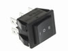 Inverseur Rocker DPDT ON-OFF-On - Noir