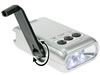 Lampe torche dynamo  LED/chargeur de tlphone mobile/alarme/dtecteur de faux billets