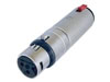 Neutrik - NA3FJ - Adaptateur XLR 3p femelle - Jack 6.35 st�r�o femelle, avec verrouillage